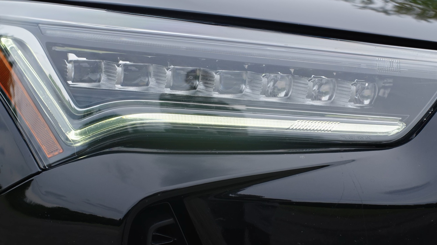 Close-up automotive campaign frame
